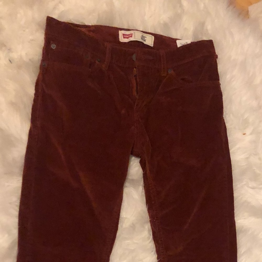 Dark Orange LEVIS Corduroys
